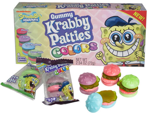 Läs mer om Gummy Krabby Patties Colors Theater Box 72g