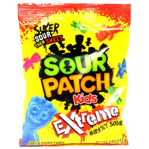 Läs mer om Sour Patch Kids Extreme Bag 113gram