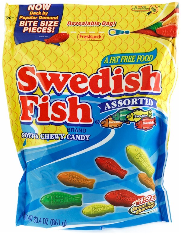 Swedish Fish Mini Assorted 861gram