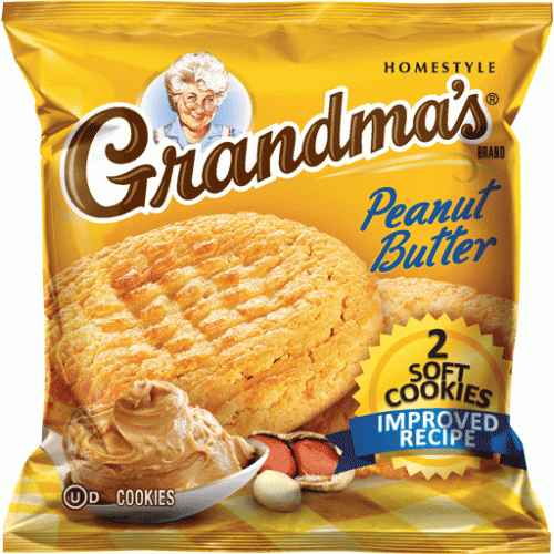 Läs mer om Grandmas Cookies Peanut Butter 70.8g