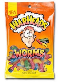 Warheads Sour Worms 142g