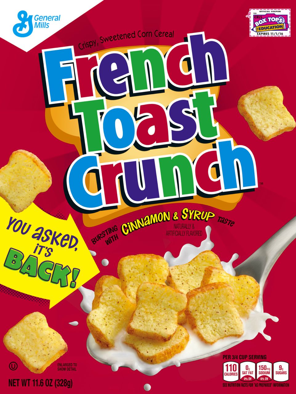 French Toast Crunch Cereal 314gram