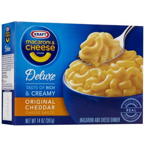 Läs mer om Kraft Deluxe Macaroni Cheese Family Size 397g