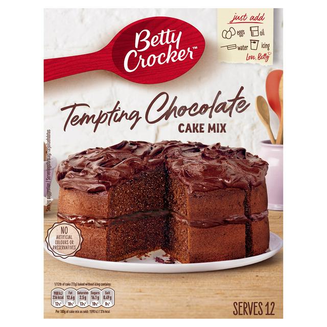 Läs mer om Betty Crocker Tempting Chocolate Cake Mix 425g