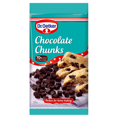 Läs mer om Dr. Oetker Chocolate Chunks 100g