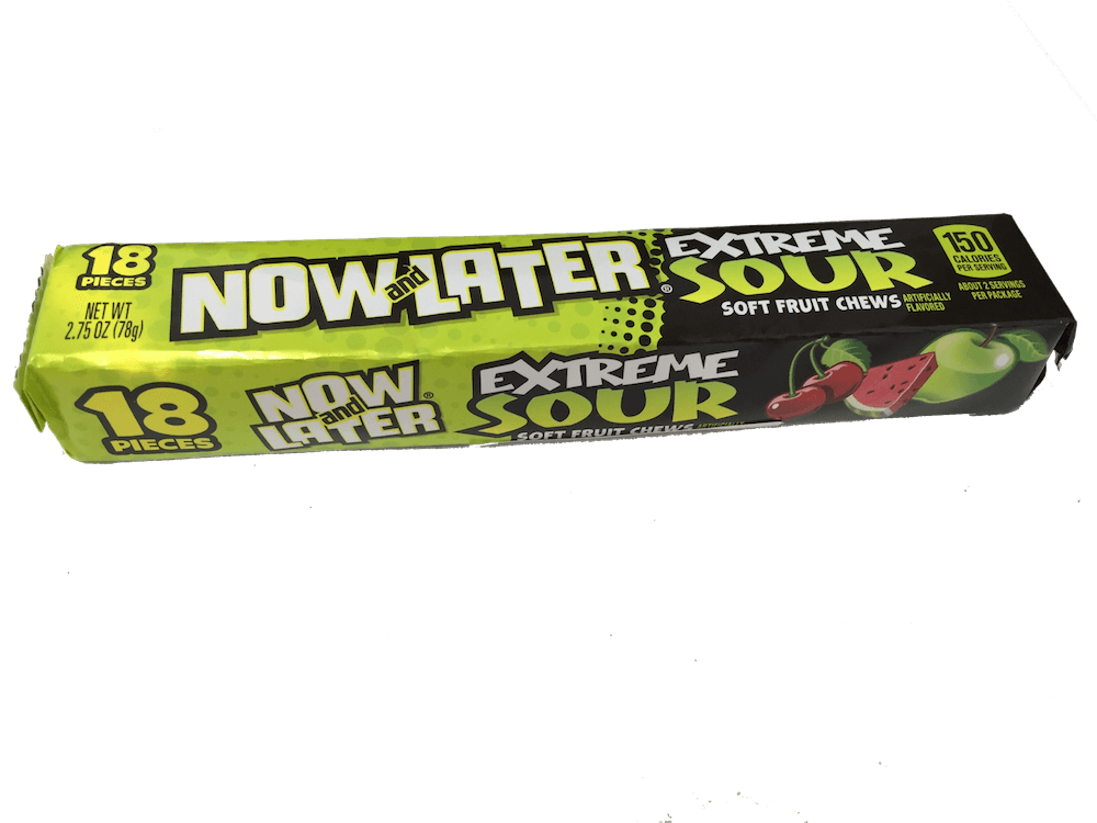 Now and Later Extreme Sour 18bitar