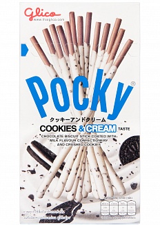 Läs mer om Pocky Cookies & Cream 45g