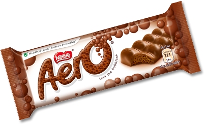 Aero Bubbly Milk Choc Bar 36g