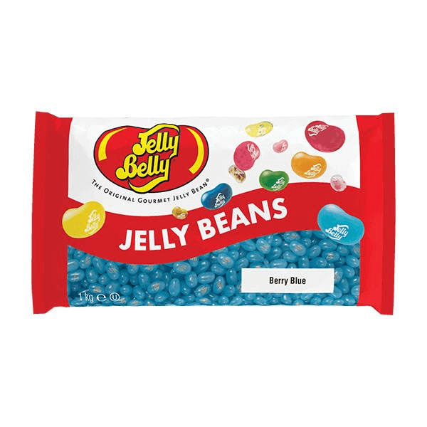 Läs mer om Jelly Belly Beans - Berry Blue 1kg