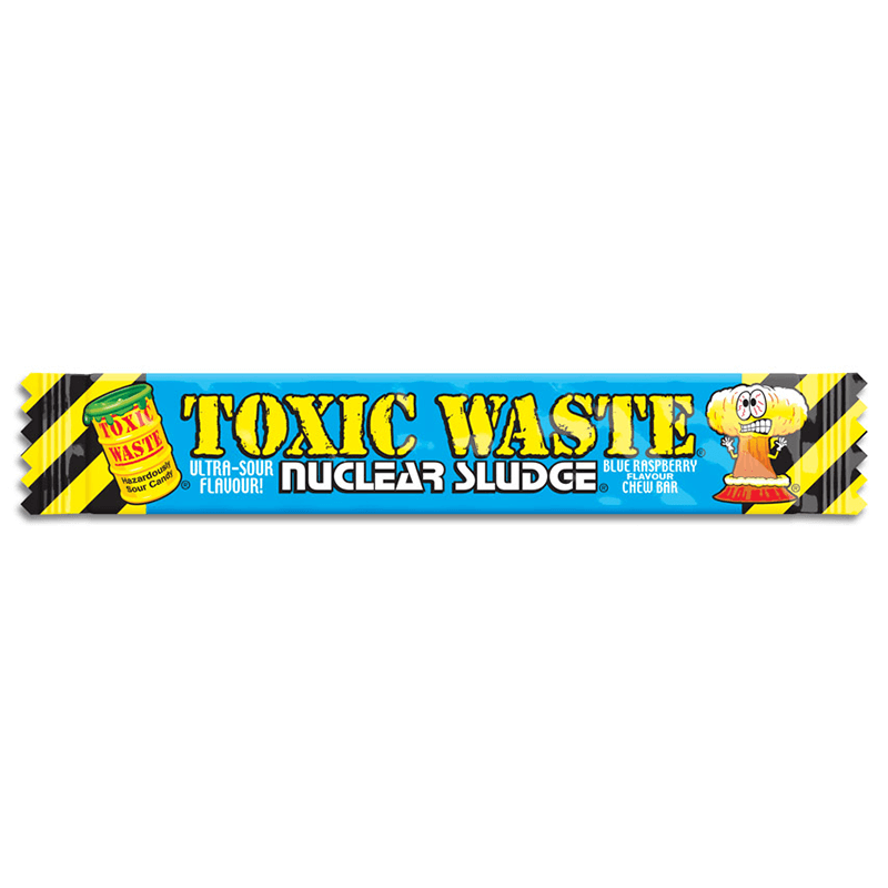 Läs mer om Toxic Waste Nuclear Sludge Chew Bar Blue Raspberry 20g