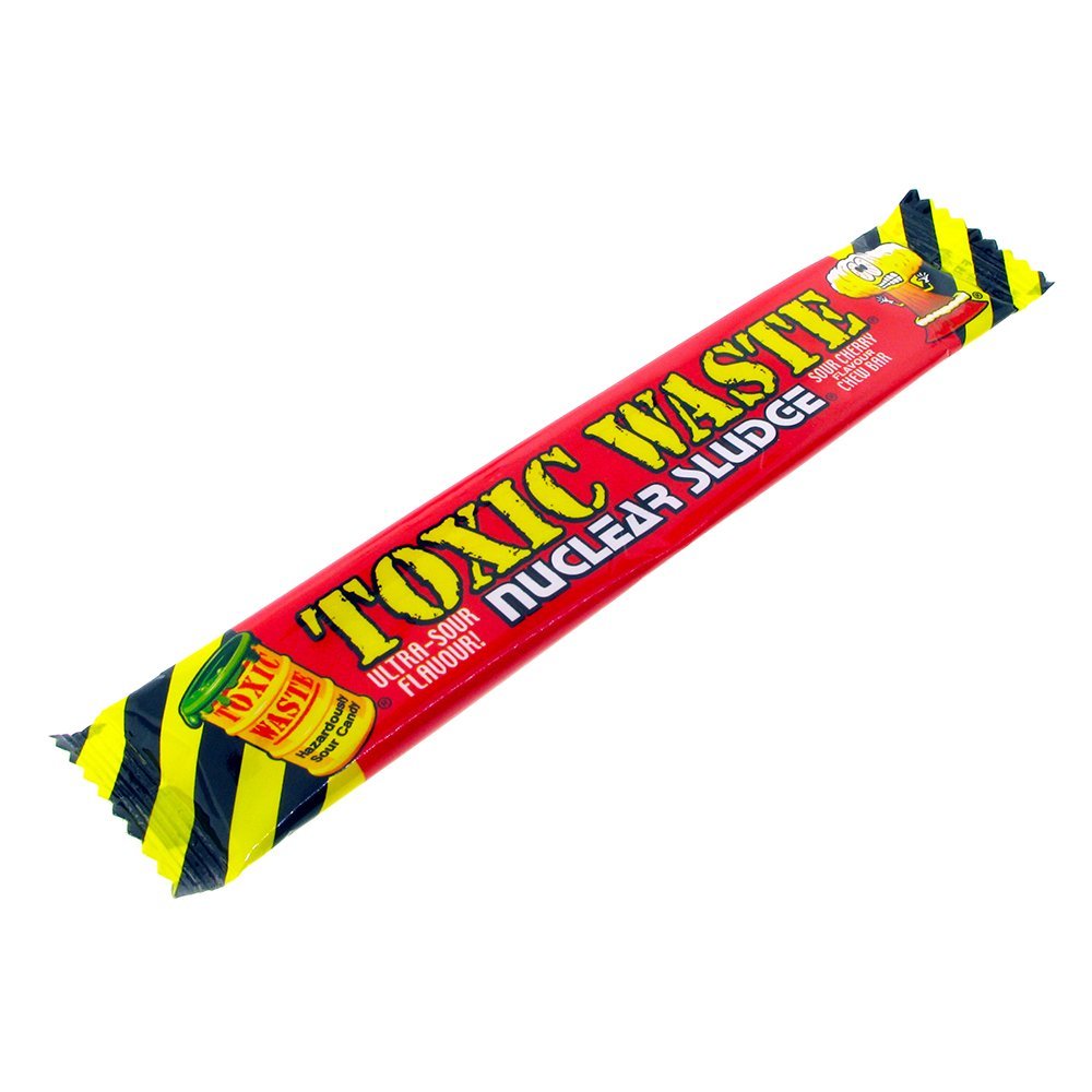 Läs mer om Toxic Waste Nuclear Sludge Chew Bar Cherry 20g