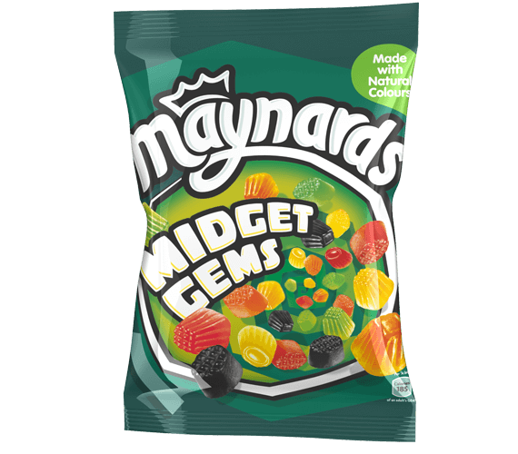Maynards Midget Gems Sweets Bag 160g