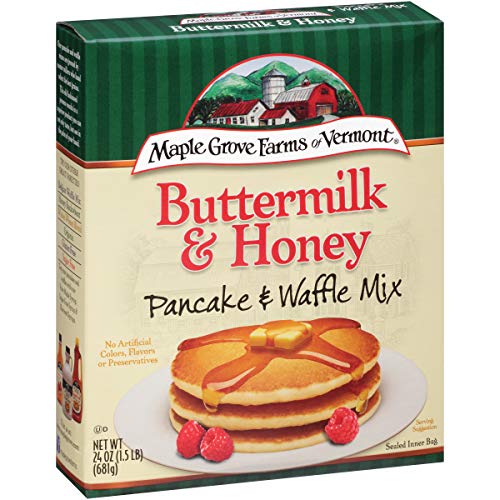 Maple Grove Farms of Vermont Buttermilk & Honey Pancake & Waffle Mix 681g