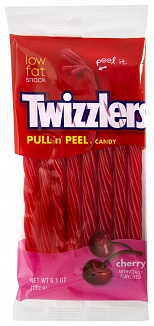 Läs mer om Twizzlers Cherry Pull N Peel 172gram