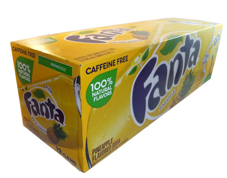 Läs mer om Fanta Pineapple 355ml 12-pack