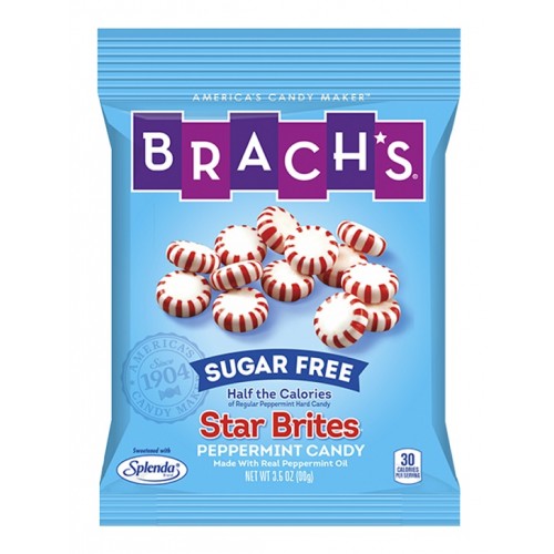 Brachs Sugar Free Peppermint Star Brites candy 99g