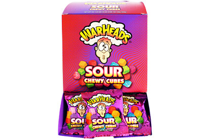 Warheads Sour Chewy Cubes Minis Box 42st