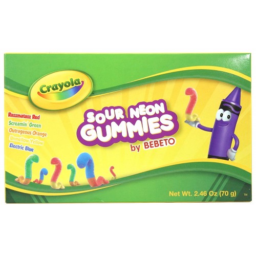 Crayola Sour Neon Gummies 70g