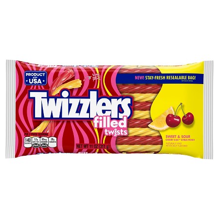 Twizzlers Sweet & Sour Candy Twists 311g