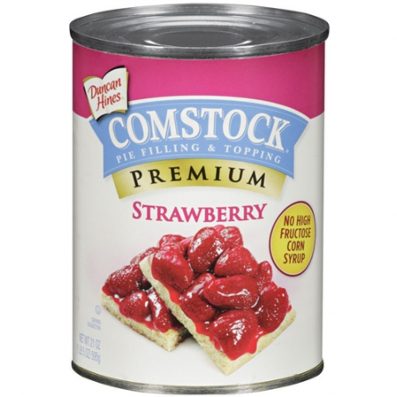 Duncan Hines Comstock Strawberry Pie Filling & Topping 595g