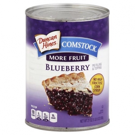Läs mer om Duncan Hines Comstock Blueberry Pie Filling & Topping 595g