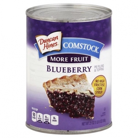 Duncan Hines Comstock Blueberry Pie Filling & Topping 595g