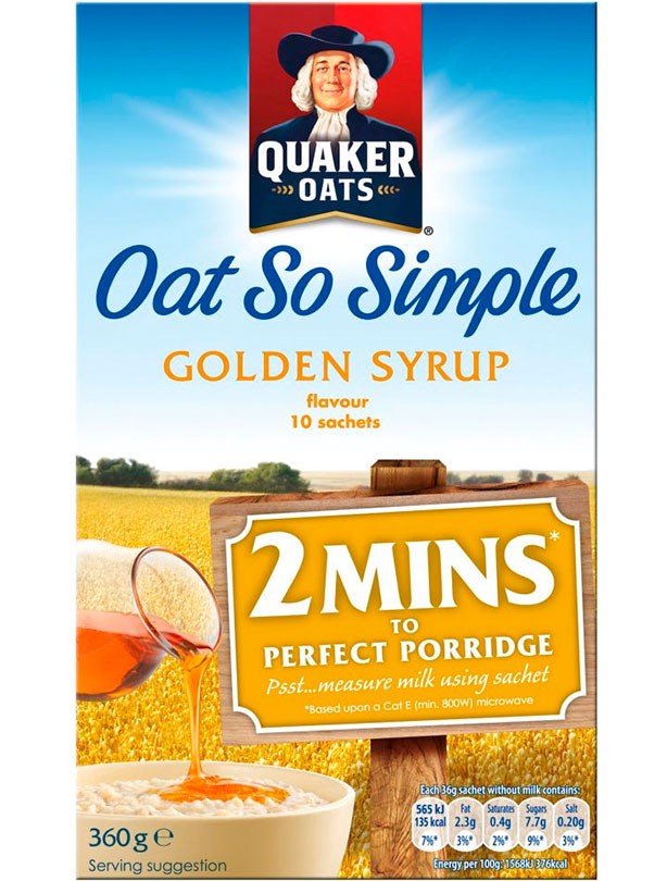 Läs mer om Quaker Oats So Simple Golden Syrup 360g