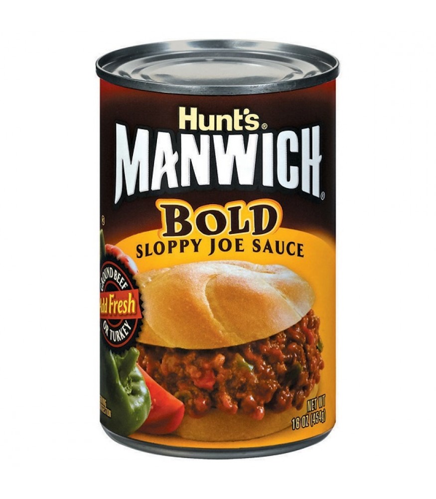 Hunts Manwich Bold Sloppy Joe Sauce 454g