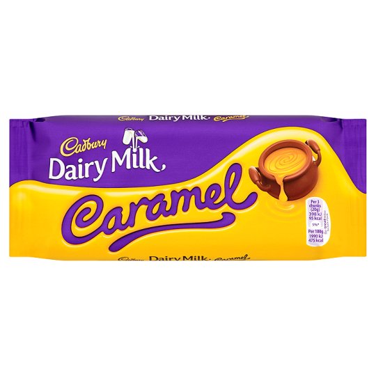Läs mer om Cadbury Dairy Milk Caramel Chocolate Bar 120g