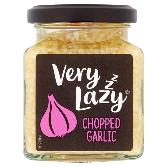 Läs mer om Very Lazy Chopped Garlic in White Wine Vinegar 200g