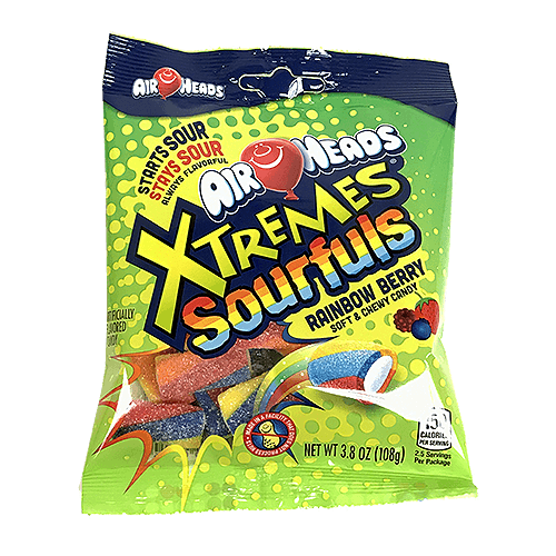 Airheads Xtremes Sourfuls Rainbow Berry 108g