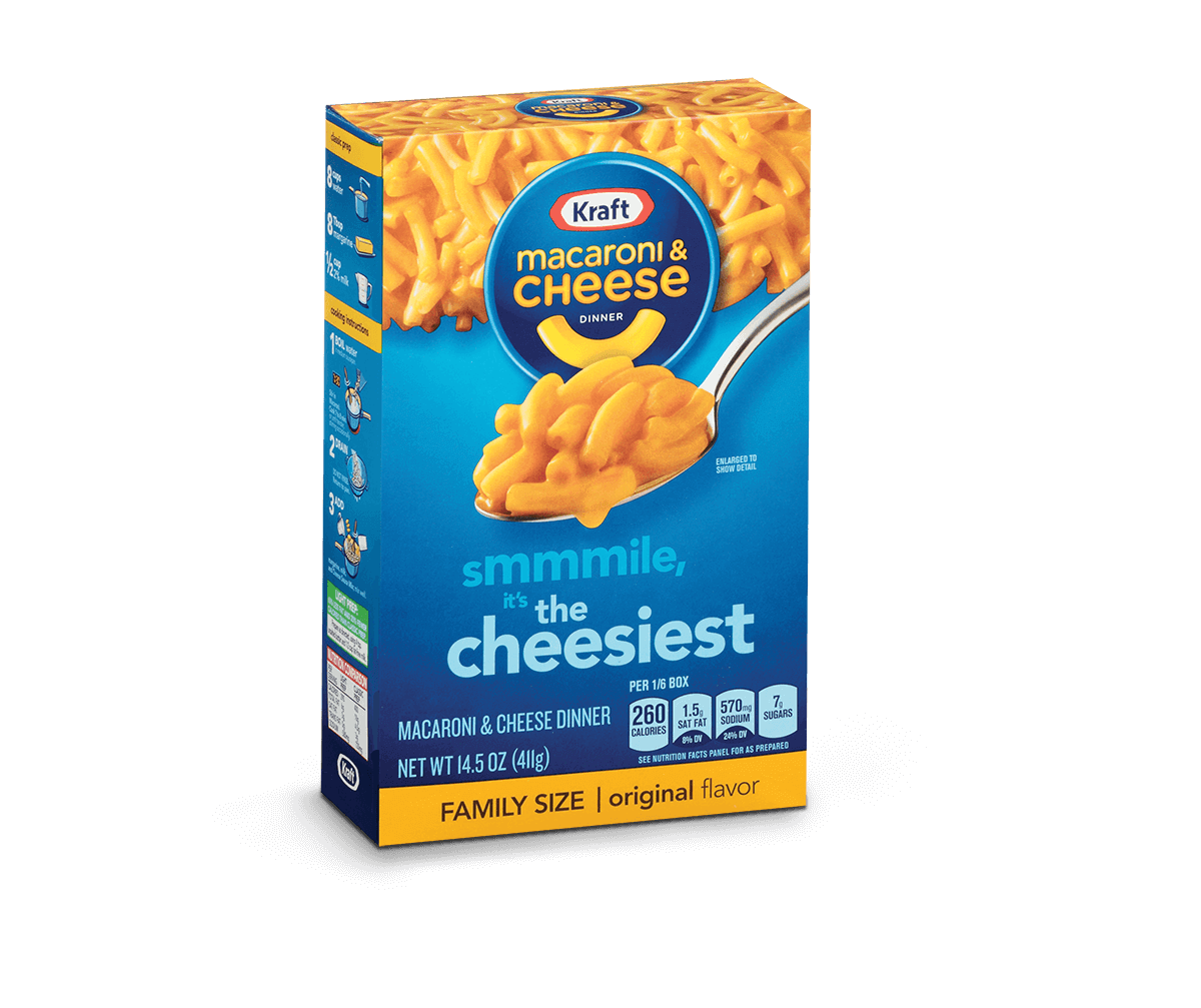 Kraft Macaroni Cheese Family Size 411g