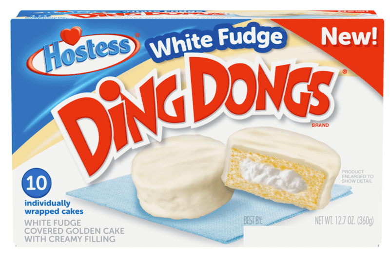 Hostess White Fudge Ding Dongs 360g