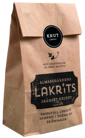 Almaregårdens Krut Lakrits 150g