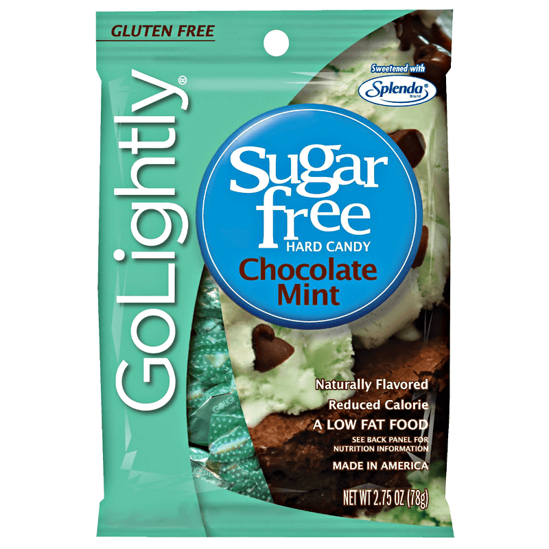 GoLightly Sugar Free Chocolate Mint 78g