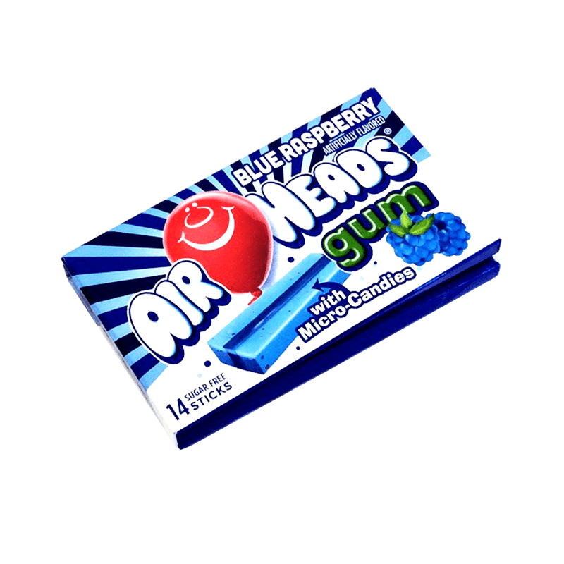 Airheads Bubble Gum - Blue Raspberry 34g