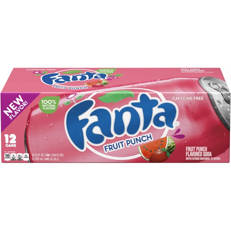 Läs mer om Fanta Fruit Punch 12-Pack