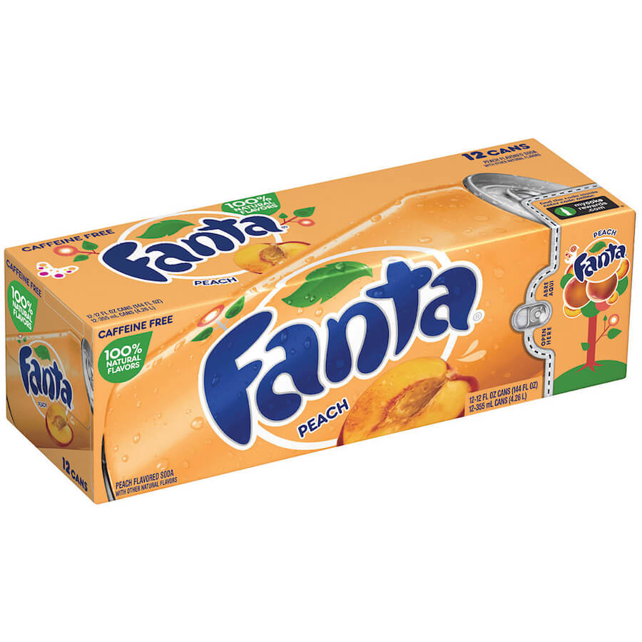 Läs mer om Fanta Peach 12-pack