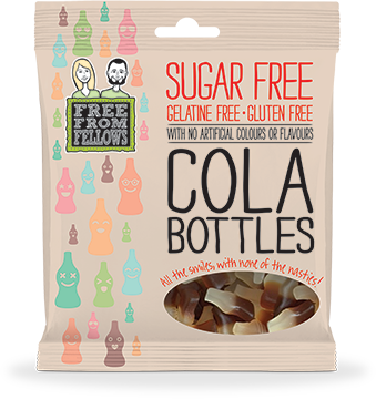 Läs mer om Free From Fellows Cola Bottles 100g