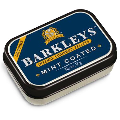 Barkleys Mint Coated Liquorice Pellets 18g