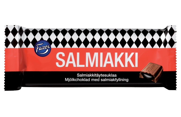 Fazer Salmiakki Milk Chocolate 100g