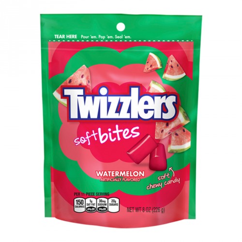 Twizzlers Soft Filled Bites Watermelon 226g