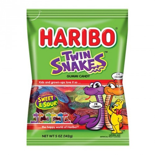 Haribo Twin Snakes 142g