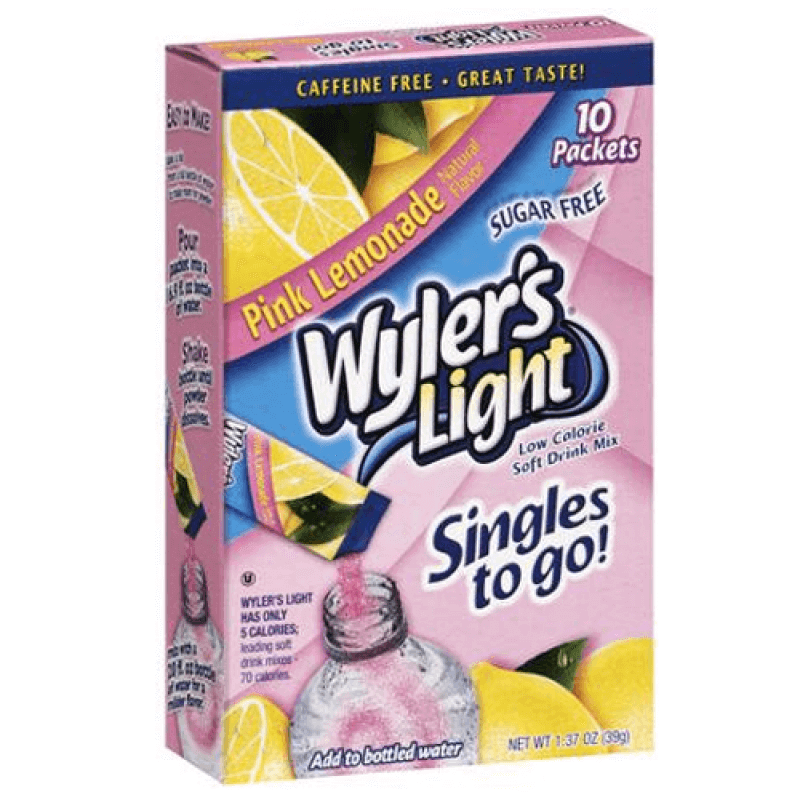 Wylers Light Singles To Go - Pink Lemonade