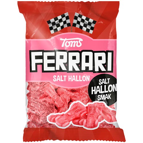 Läs mer om Toms Ferrari Salt Hallon 120g