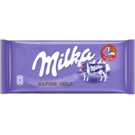 Läs mer om Milka Alpine Milk 100g