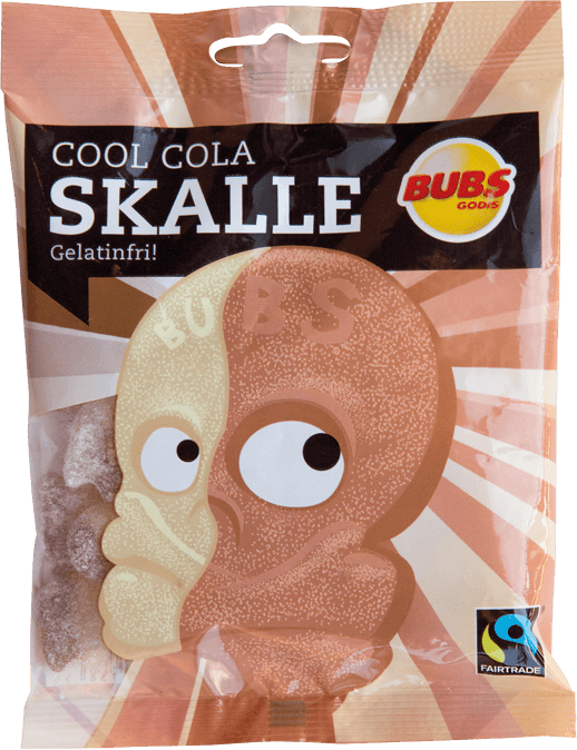 Läs mer om Bubs Cool Colaskalle 90g