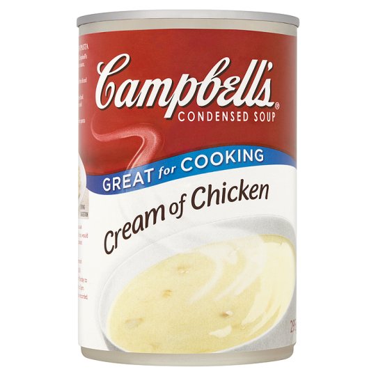 Läs mer om Campbells Cream of Chicken Condensed Soup 295g