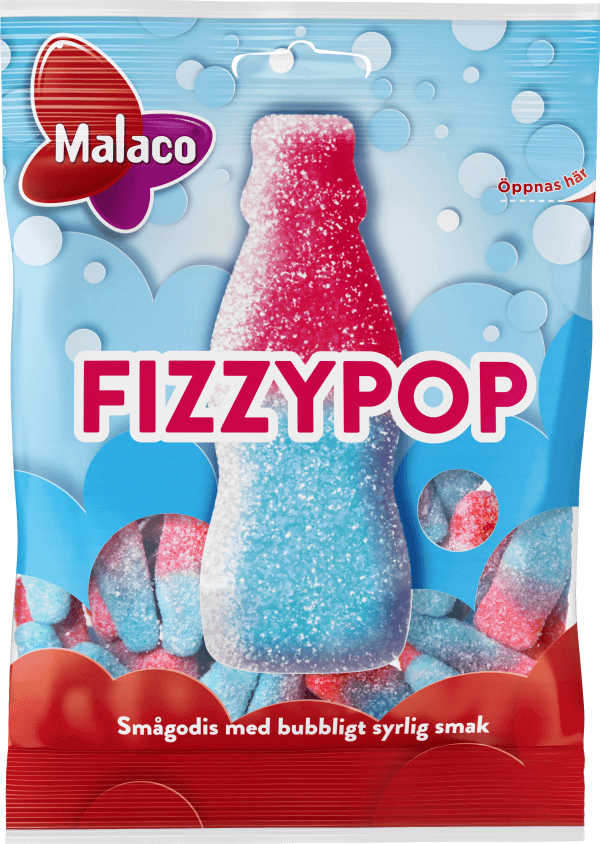 Läs mer om Malaco Fizzypop 80g