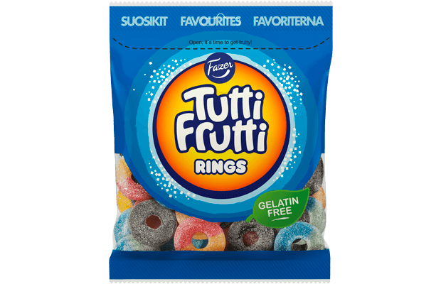 Läs mer om Tutti Frutti Rings 120g